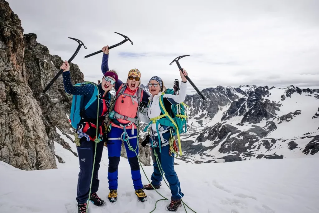 Fit on the glacier and on high altitude tours