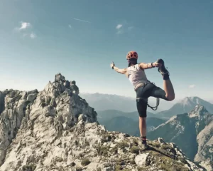 Klettersteig-meets-Yoga