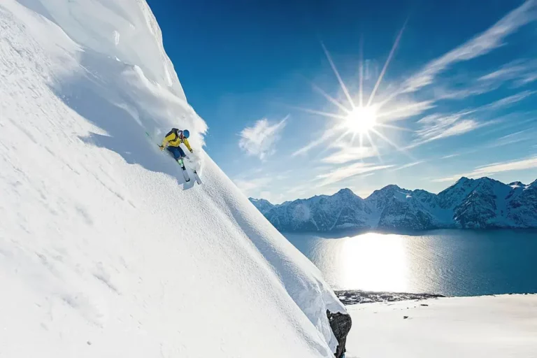 guided ski tours Norway Senja